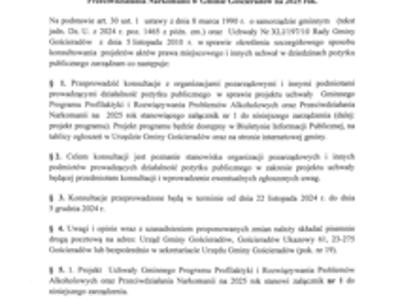 Obraz odzwierciedlający treść zarządzenia