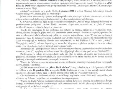 Zdjęcie zaproszenia do aukcji