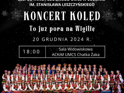 Zdjęcie plakatu koncertu Wigilijnego