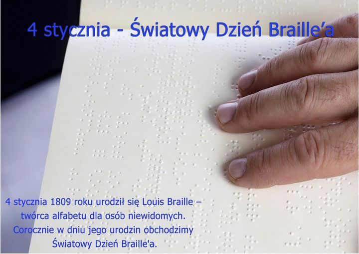 Zdjęcie języka Braille'a