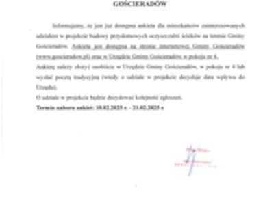 Obraz/skan dokumentu zawierającego treść ogłoszenia