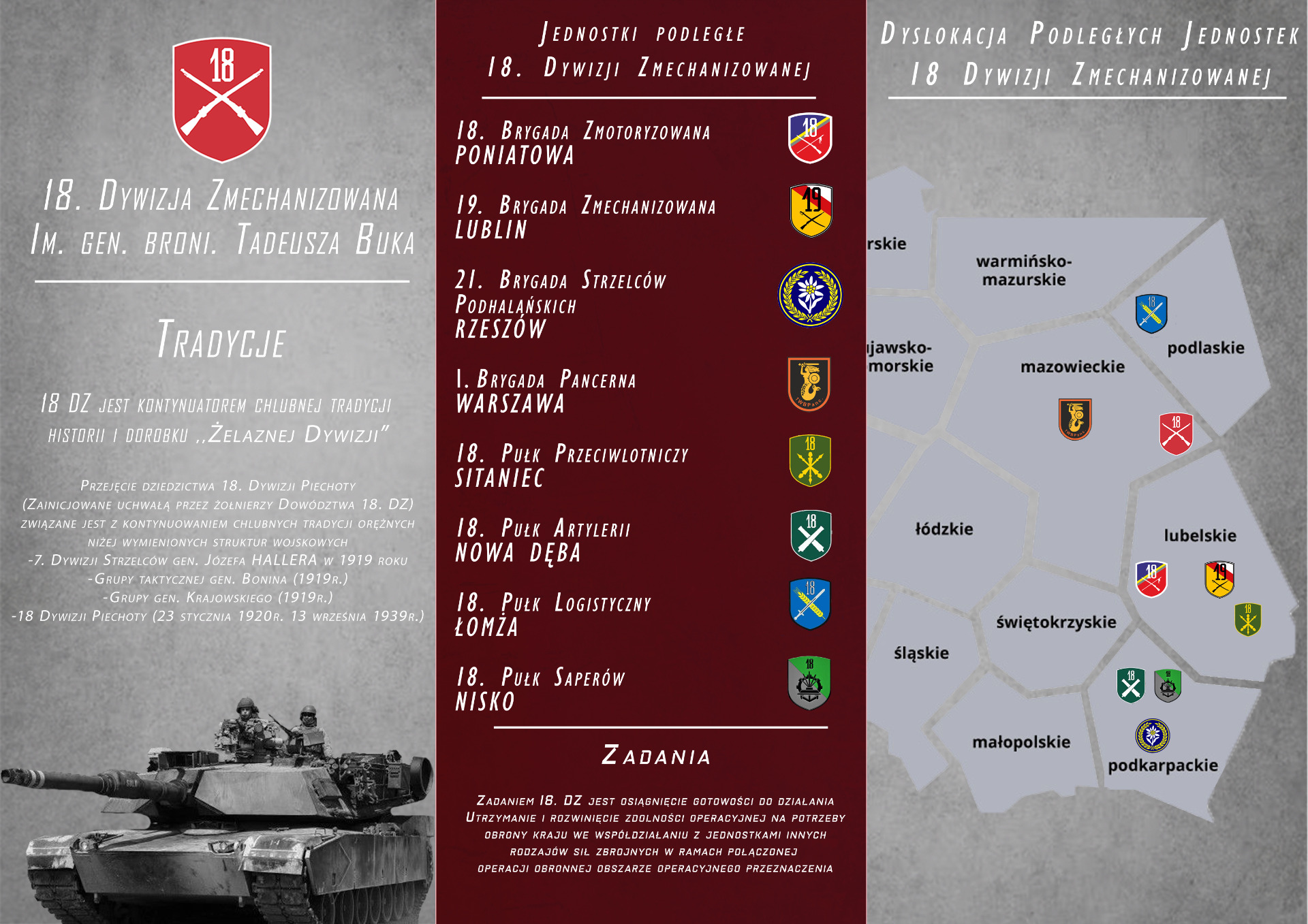 Zdjęcie Ulotki 18 Brygady Zmotoryzowanej