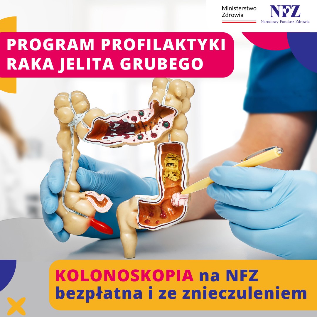 Zdjęcie grafiki dotycząj badania kolonoskopi