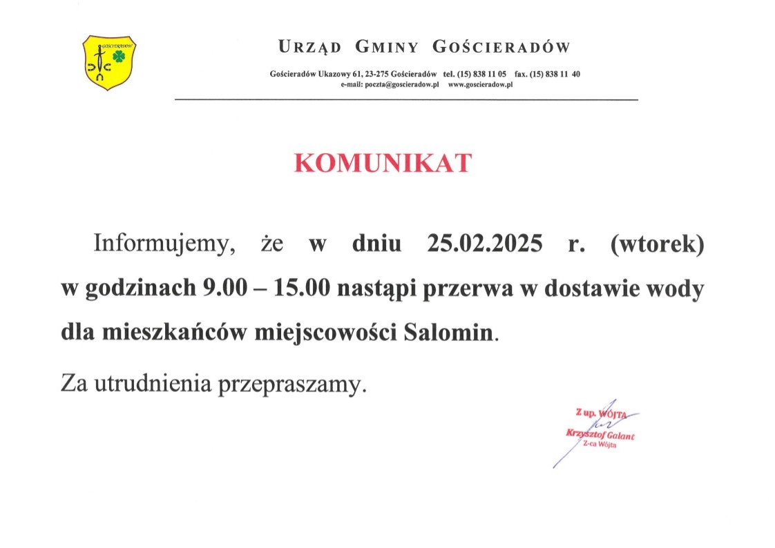 Grafika przedstawiajaca treść komunikatu