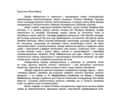 Zdjęcie zaproszenia na konkurs 