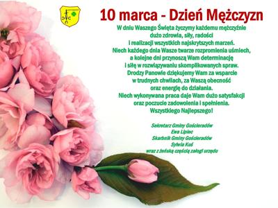 Zdjęcie róż z życzeniami