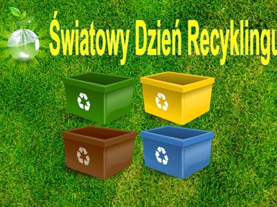 Zdjęcie dotyczące Światowego Dnia Recyklingu