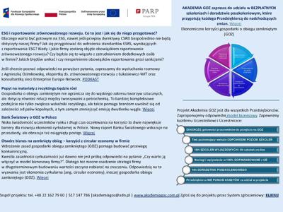 Zdjęcie z informacją Dlaczego Akademia GOZ