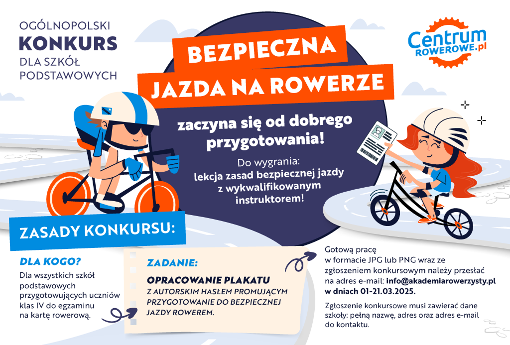 Zdjęcie plakatu knkursu CentrumRowerowe.pl 