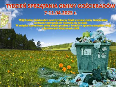 Zdjęcie łąki, lasu i śmieci