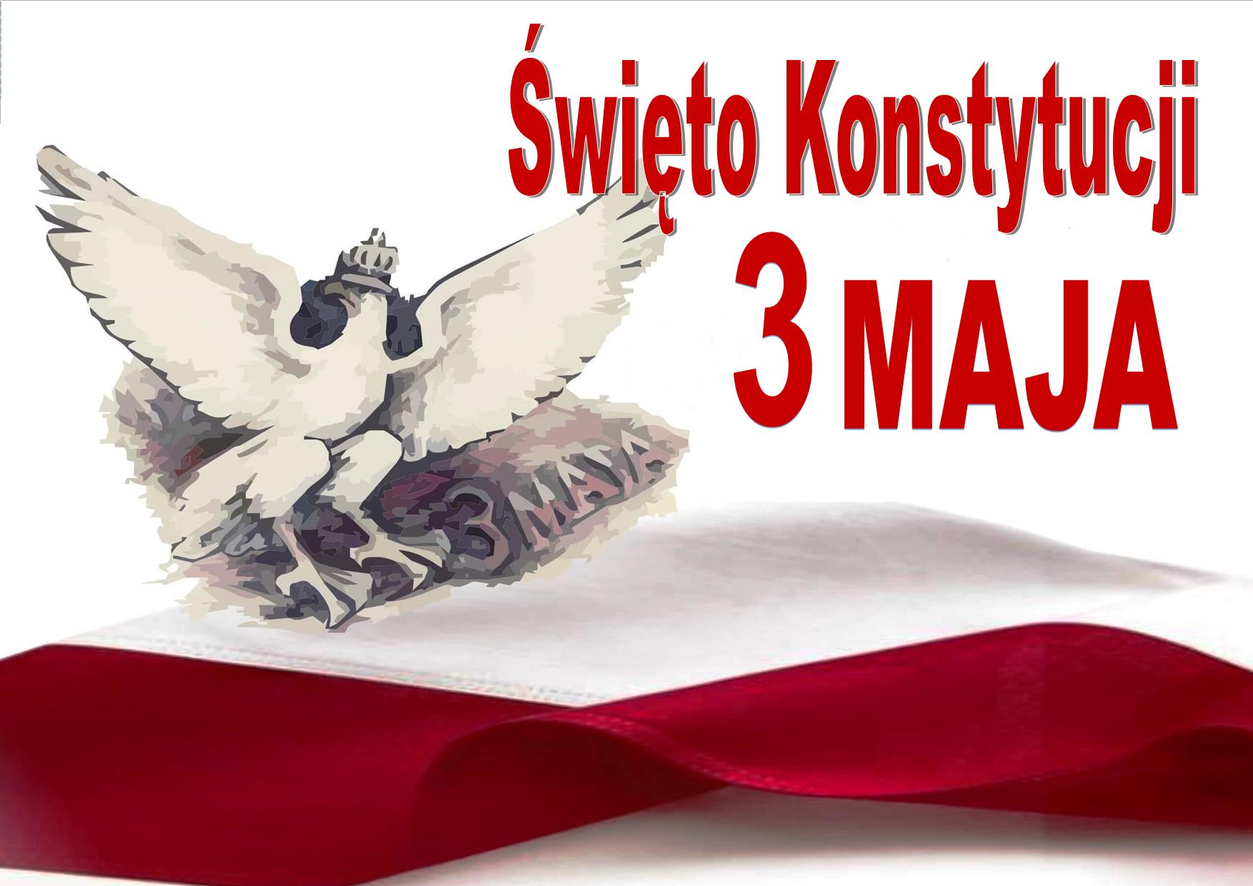 Zdjęcie flagi Polski i orła