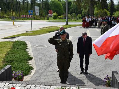 Zdjęcie ze Święta Konstytucji w gminie Gościeradów