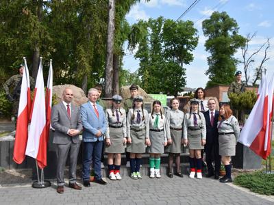 Zdjęcie ze Święta Konstytucji w gminie Gościeradów