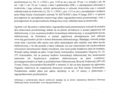 Zdjęcie/skan dokumentu z ogłoszeniem
