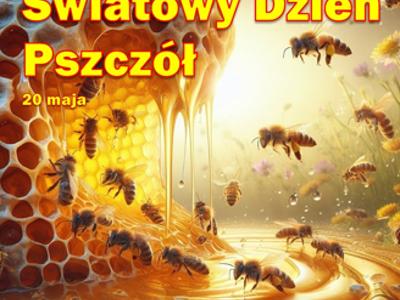 Zdjęcie pszczół i miodu
