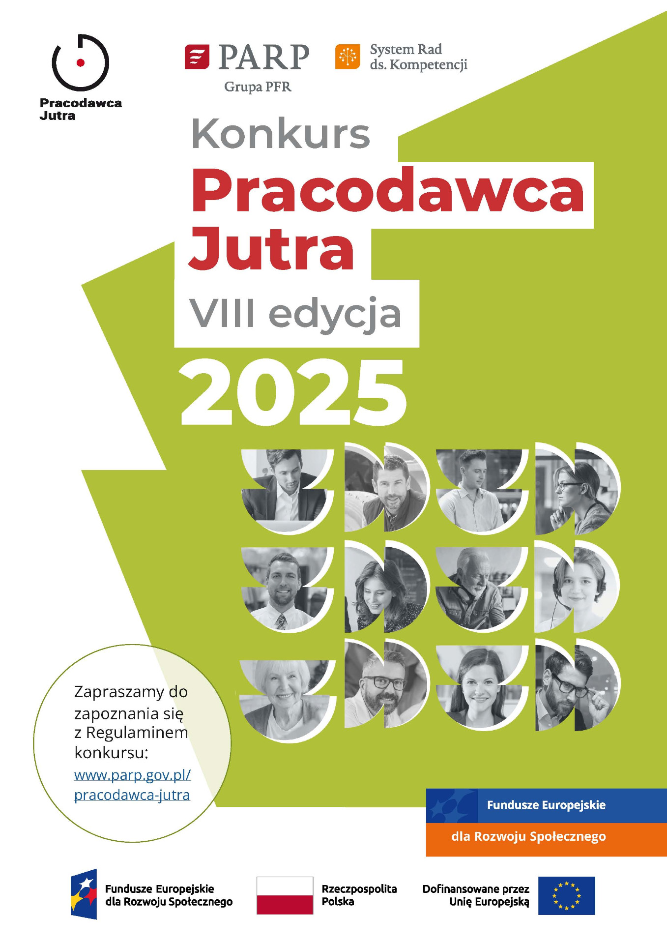 Zdjęcie plakatu z konkursem Pracodawca Jutra 2025