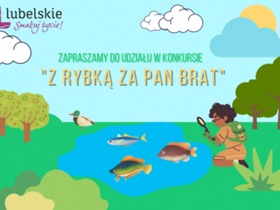 Zdjęcie grafiki ryb i ludzi