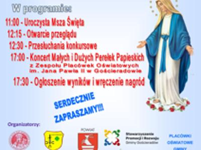 Zdjęcie plakatu z Matką Boską