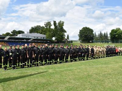 Zdjęcie z Gminnych Zawodów Sportowo - Pożarniczych w Gościeradowie