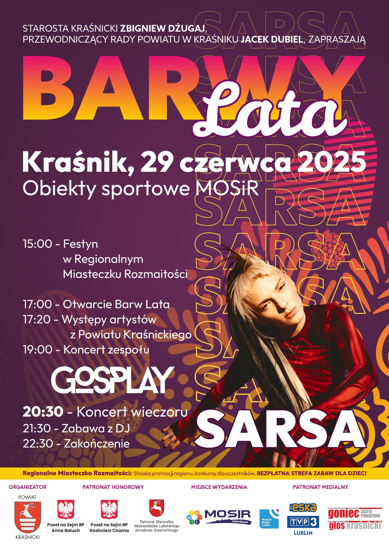 Plakat zawierający informacje o wydarzeniu