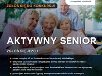 Plakat informujący o konkursie