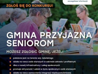 Plakat informujący o konkursie