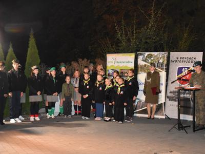 Zdjęcie z Obchodów 86. Rocznicy wybuchu II Wojny Światowej w Gminie Gościeradów 