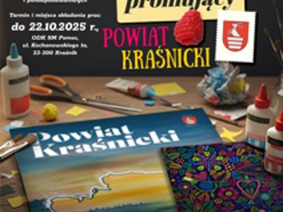 Zdjęcie plakatu konkursu promującego powiat kraśnicki