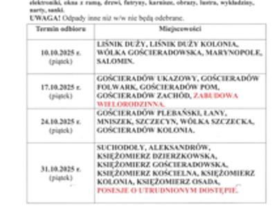 Zdjęcie ogłoszenia o zbiórce