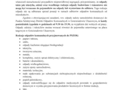 Plik źródłowy informacji w sprawie zasad odbioru odpadów