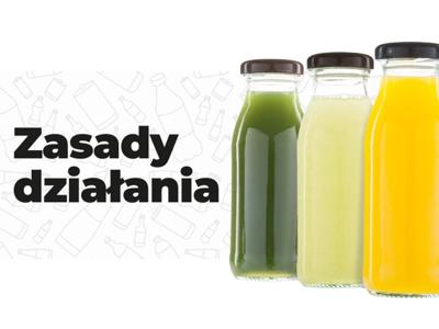 Zdjecie butelek z napojami