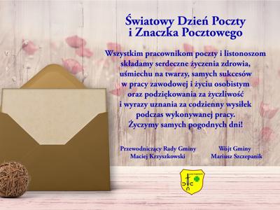 Zdjęcie koperty z życzeniami