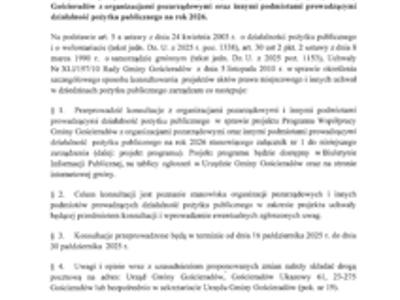Zdjęcie zarządzenia