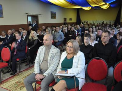 Zdjęcie z uroczystości wręczenia stypendii Wójta Gminy Gościeradów
