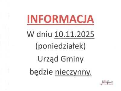 Obraz/skan dokumentu zawierającego treść komunikatu