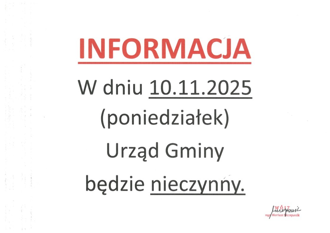 Obraz/skan dokumentu zawierającego treść komunikatu