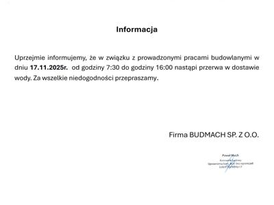 Grafika/obraz dokumentu zawierającego informację