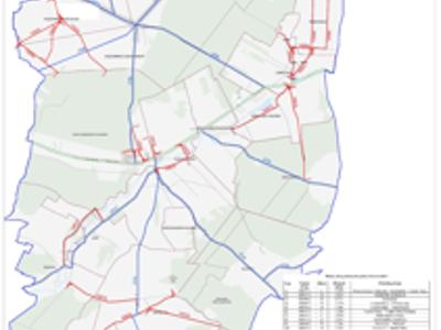 mapa gminy Gościeradów