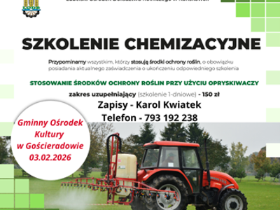 Zdjęcie plakatu ciągnika z opryskiwaczem na polu