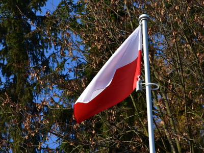 Zdjęcie flagi biało-czerwonej