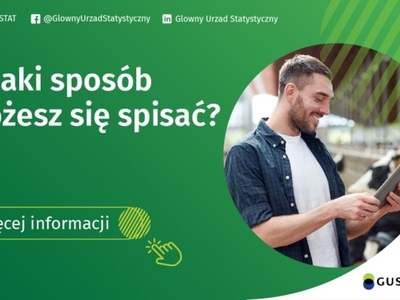 Plakat zielony z białym napisem jak możesz się spisać