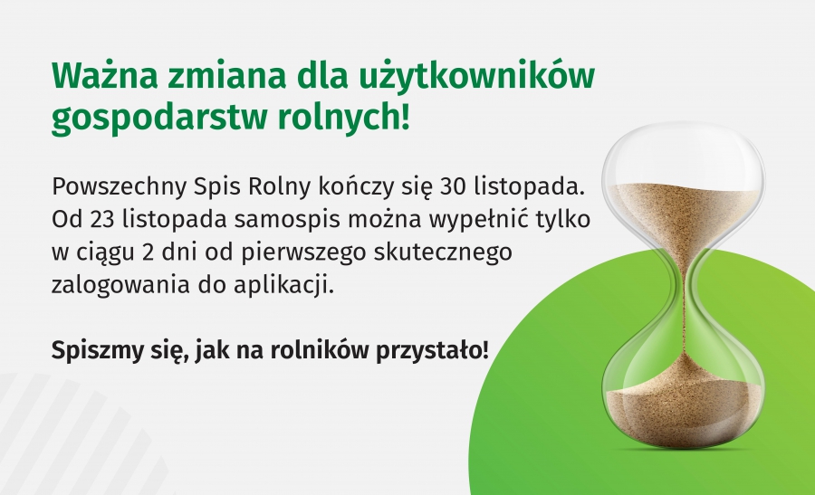 Informacja o skróconym czasie samospisu