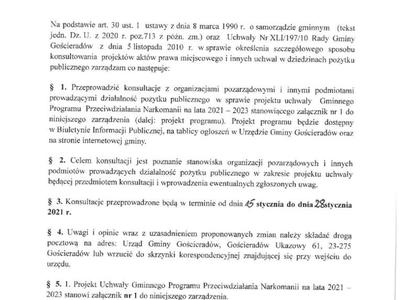 Obraz przedstawiający treść zarzadzenia