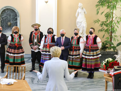 Zdjęcie z Pierwszą Damą