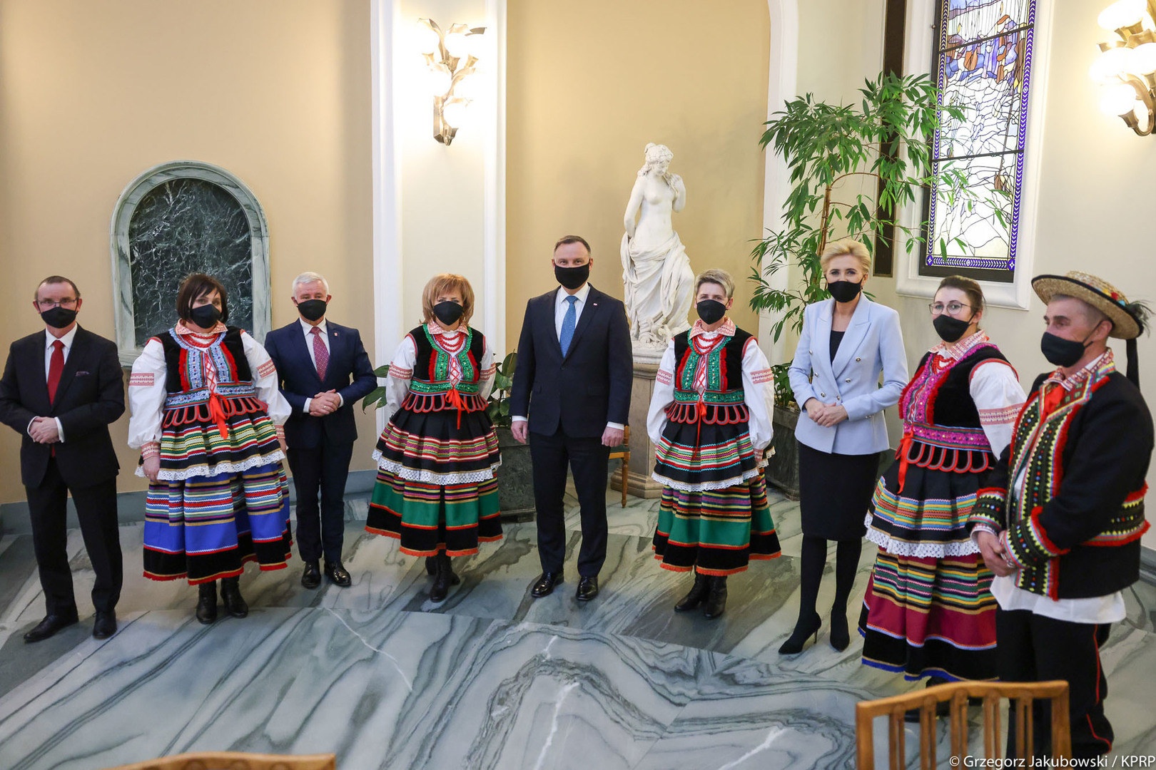 Zdjęcie z Prezydentem RP i Pierwszą Damą
