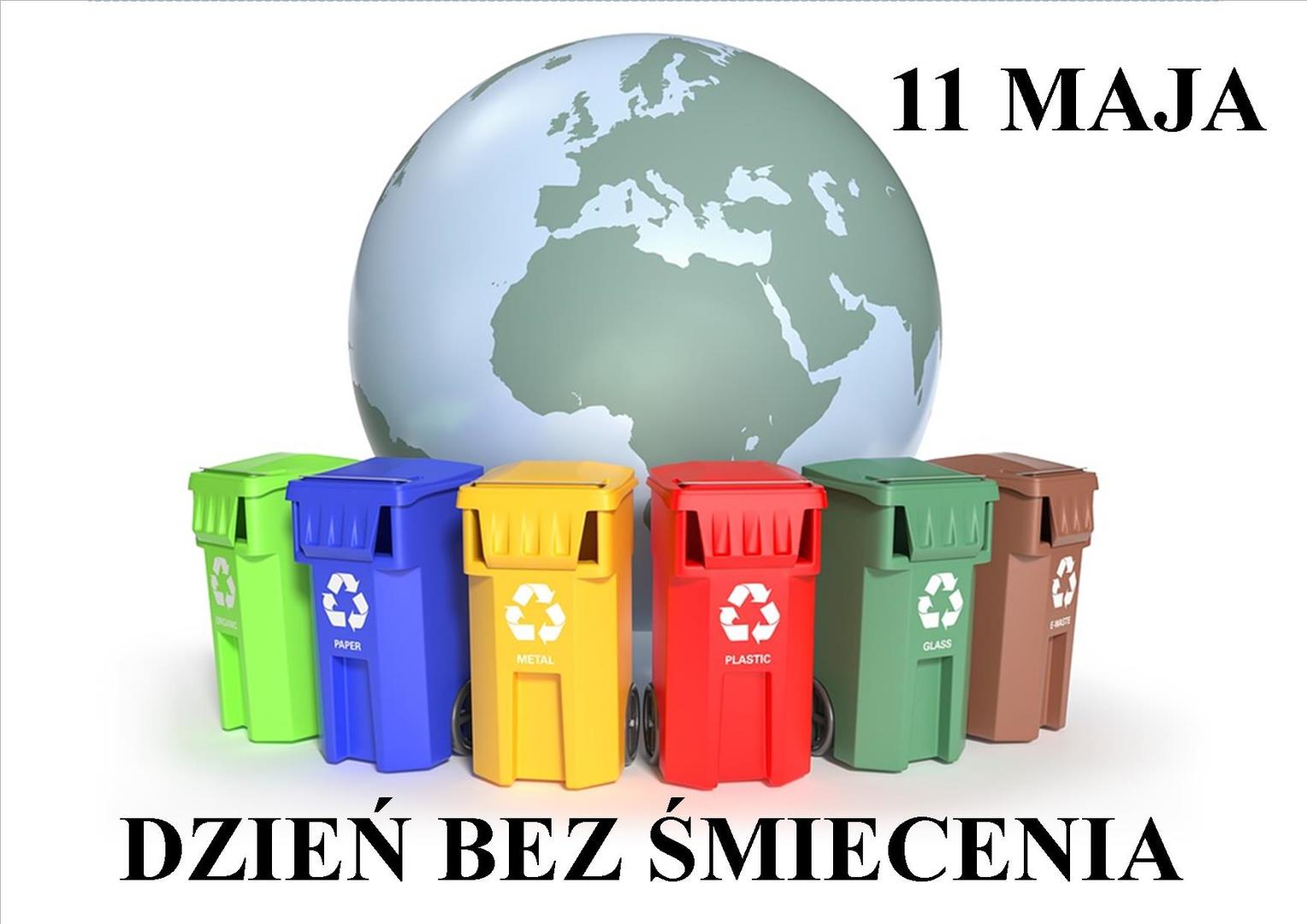Pojemniki na odpady i ziemia