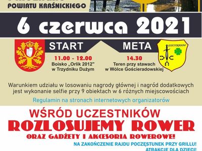 Rajd Rowerowy ,,Miejsca znane i nieznane Powiatu Kraśnickiego"