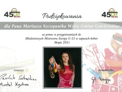 Zapaśniczka Patrycja Gil