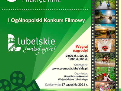 Plakat Konkursu Filmowego SMAKUJ LUBELSKIE