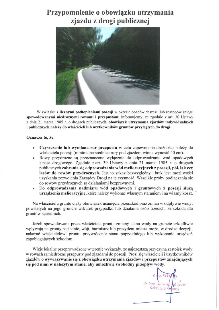 Grafika przedstawiająca treść ogłoszenia